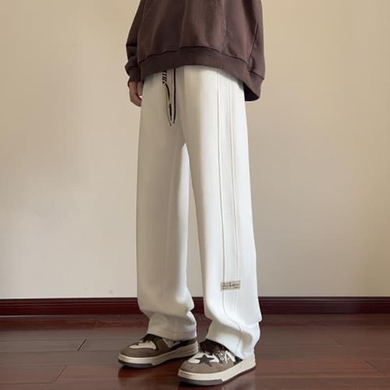 メンズジャージ専門店 ゆったりワイドストレート厚手スウェット