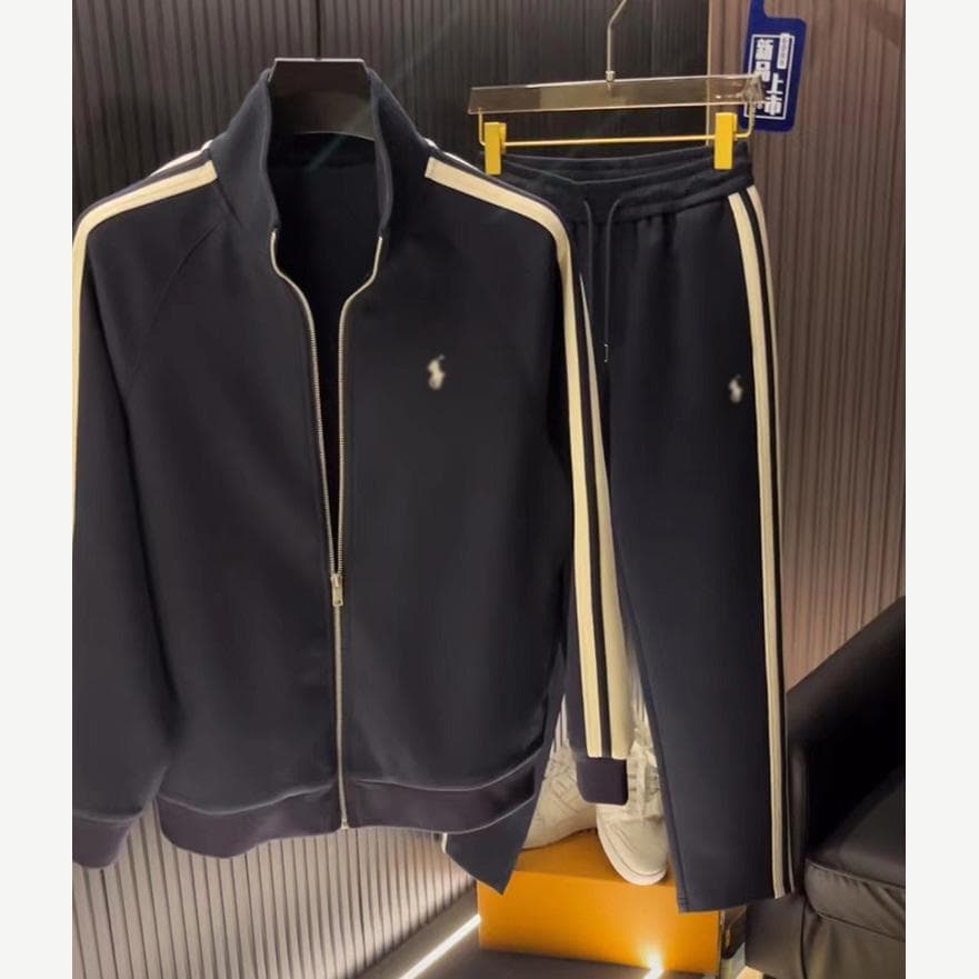 メンズジャージ専門店 上質な一本ライン入りスポーツセットアップ